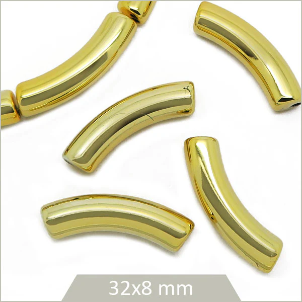 Faire des bracelets en perles tubes incurvés